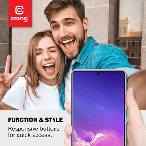 Crong Crystal Slim vāciņš ierīcei Xiaomi Mi Note 10 / Mi Note 10 Pro, caurspīdīgs
