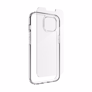 ZAGG IF Defense komplekts viedtālruņa apvalks iPhone 16e (2025) / 15 / 14 / 13 - Caurspīdīgs