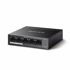 Mercusys 5 portu Gigabit galda komutators ar 4 portu PoE+