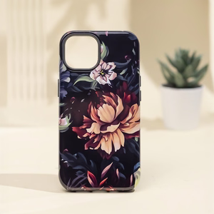 Viedtālruņa apvalks dekorēts iPhone 11 Peony