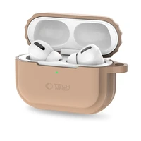 Tech-Protect silikona siksniņas apvalks Apple AirPods Pro 1 / 2 - gaiši brūns