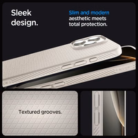 Spigen Liquid Air viedtālruņa apvalks iPhone 16 Pro Max - titāna krāsas