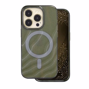 „Tecto Shield Desert Mag“ vāciņš modelim iPhone 14 Pro 6,1", tumši olīvzaļš