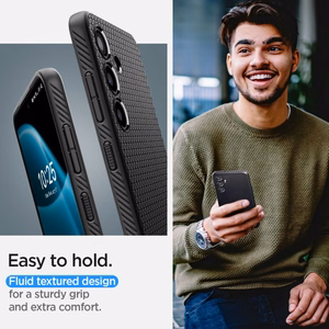Spigen Liquid Air viedtālruņa apvalks Samsung Galaxy S24 - matēts melns