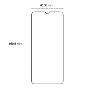Закалённое стекло - для Samsung Galaxy A14 4G / A14 5G