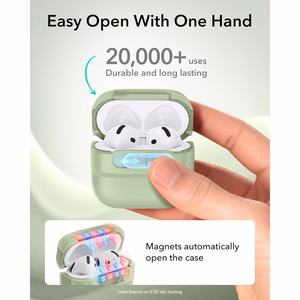 ESR Pulse HaloLock MagSafe  Apple AirPods 4 / 5 vāciņš, gaiši zaļš