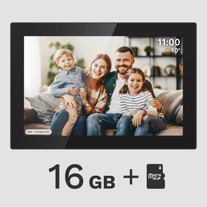 Kruger&Matz FRAMEO Wi-Fi digitālais foto rāmis, 10,1 colla, melns