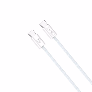 T-PHOX KABELIS CC15 SĒRIJAS USB-C/USB-C 60W 3A 2M BALTS