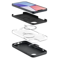 Spigen Silicone Fit Mag viedtālruņa apvalks ar MagSafe iPhone 14 Plus - melns