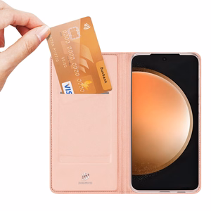 Dux Ducis Skin Pro vāciņš Samsung Galaxy S26 FE (S741), rozā zelta krāsā