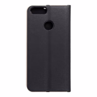 LUNA Book Gold viedtālruņa apvalks HUAWEI P Smart melns