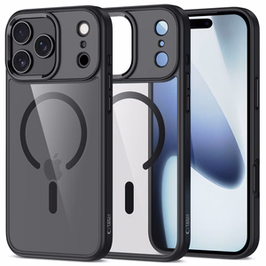 Tech-Protect MagMat MagSafe Чехол для iPhone 17 Pro - прозрачный чёрный