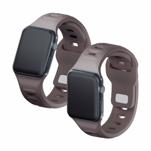 3mk silikona siksniņa Apple Watch, 42/44/45/46/49 mm, Taupe, lielais izmērs