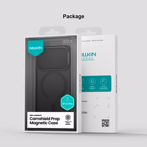 Nillkin CamShield Prop magnētiskais vāciņš iPhone 17 Pro / iPhone 18 Pro, melns