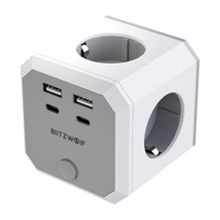 BlitzWolf BW-EC2 8-in-1 Power Cube (4xAC / 2 x USB-A / 2 x USB-C)
