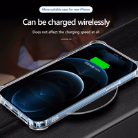 TEL PROTECT MagSilicone viedtālruņa apvalks Iphone 12 Pro Max caurspīdīgs