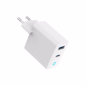 Lādētājs USB 30W 2PORT/TA-UC-PDQC30L-W-01 GEMBIRD