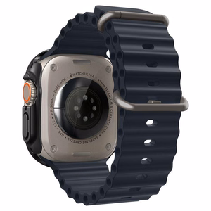 Spigen Thin Fit 360 maciņš Apple Watch Ultra 49 mm, melns