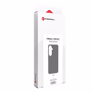 Чехол для Samsung Galaxy S26 Forcell F-Protect Frame Premium совместимый с MagSafe серый