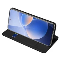 Dux Ducis Skin Pro grāmatas tipa apvalks Vivo X60 melns