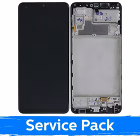 LCD Displejs saderīgs ar Samsung M325 M32 melns ar rāmi (Service Pack)
