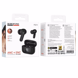 Melnas TWS Bluetooth austiņas Borofone FQ13 Astute