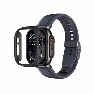 AmazingThing Minimal aizsargājošs vāciņš Apple Watch UItra 3 49mm - Melns