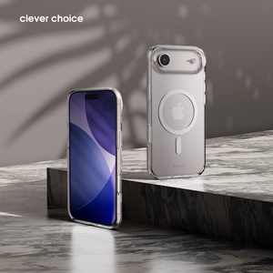 Crong Clear MAG Cover MagSafe vāciņš ierīcei iPhone Air, caurspīdīgs