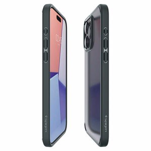 Spigen Ultra Hybrid viedtālruņa apvalks iPhone 15 Pro Max - tumši zaļš