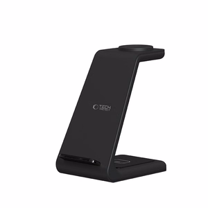 Tech-Protect QI15W-A36 3in1 uzlādes stacija Apple ierīcēm - melna