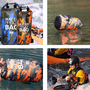 ūdensizturīgs maciņš (m) Type 1 10L - oranžs kamuflāzs