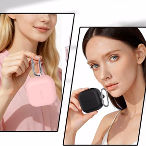 Tech-Protect Silikona Hook Maciņš for Samsung Galaxy Buds 4 / 4 Pro - tumši zils