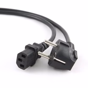 Gembird PC-186-VDE-3M Кабель питания с сертификатом VDE, 3 м, чёрный