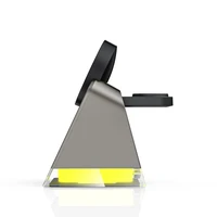 Tech-Protect QI15W-A43 3in1 bezvadu lādētājs ar MagSafe Apple ierīcēm - melns