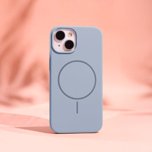 Silicone Thin Mag case for iPhone 16 Pro Max 6,9" light blue