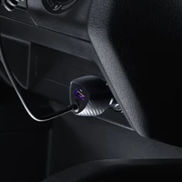 FORCELL F-ENERGY Carbon CC50-1AC automašīnas lādētājs USB A ar kabeli Type C PD QC3.0 3A 38W melns