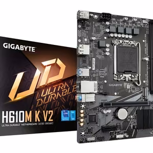 Mātesplate GIGABYTE Intel H610 LGA1700 DDR5 Micro-ATX