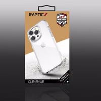 Raptic X-Doria Clearvue Viedtālruņa apvalks iPhone 14 Pro Max - caurspīdīgs