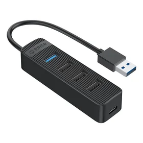 Orico USB uz USB 3.0 + 3x USB 2.0 Hub adapteris (melns)