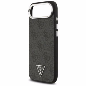 GUESS viedtālruņa apvalks (m) IPHONE 17 Air ar MagSafe saderīgs PU 4G W/Triangle Logo SL - melns