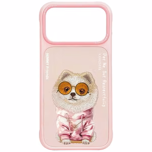 Nimmy Glasses Cool nag case for iPhone 17 Pro Max - pink