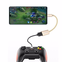 Dudao L15T OTG adapteris USB-C - USB-A - pelēks