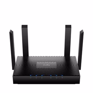 Cudy WR3000 bezvadu maršrutētājs Gigabit Ethernet divjoslu (2.4 GHz / 5 GHz) melns