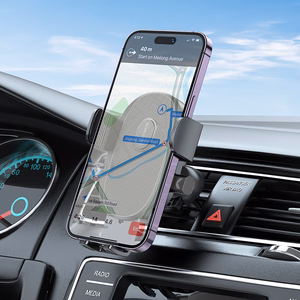 Borofone Auto telefonu turētājs BH92 Grand pie gaisa ventilācijas melns