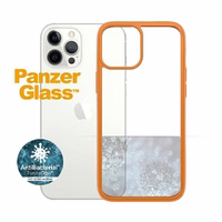 PanzerGlass ClearCase viedtālruņa apvalks iPhone 12 Pro Max – caurspīdīgs oranžs