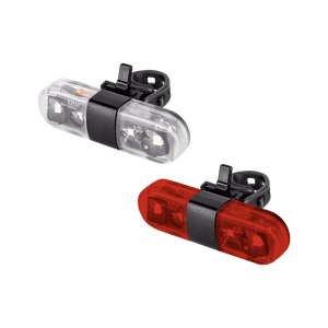 Velosipēda lukturu komplekts ar USB kabeli