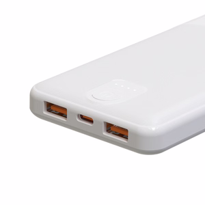 Wozinsky Wpower WPBBK-3 10000 mAh 10W ārējais akumulators, 2x USB-A 2A, balts