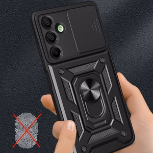 Tech-Protect CamShield Pro viedtālruņa apvalks Samsung Galaxy A17 4G / 5G - melns