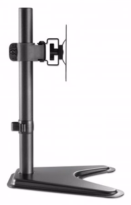 Manhattan Desk Mount for TV & Monitors, Stand Assembly, Tilt/Swivel/Rotation, For screens 10" to 27", VESA compatability: 75x75 and 100x100mm - check the dimensions of the four mounting holes on back of screen to ensure it fits, Max 7kg, Black, Bracket