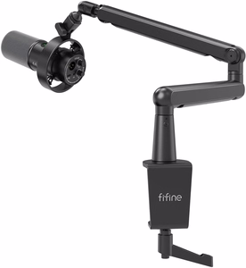 Fifine T688 dinamiskais mikrofons (melns)